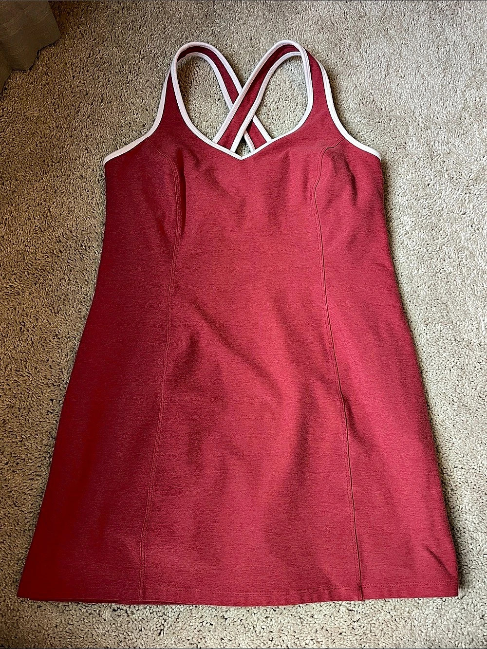 Beyond Yoga Spacedye Starting Line Dress Pink Large